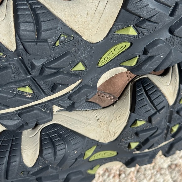 OBOZ B Dry w/OFit Insole Laced Hiking Style Boots Brown Leather & Textile Size 9 - Picture 11 of 13